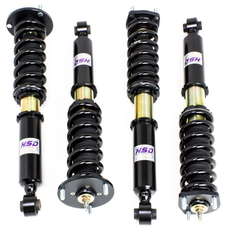 vzmetenje z nastavljivo višino - Coilovers HSD Dualtech height and stiffness adjustable coilovers for Lexus GS300 S160-JZS161 | race-shop.si