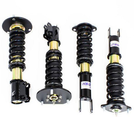 vzmetenje z nastavljivo višino - Coilovers HSD Dualtech height and stiffness adjustable coilovers for Mitsubishi Lancer Evo 4 5 6 CP9A | race-shop.si