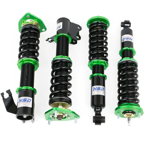 vzmetenje z nastavljivo višino - Coilovers HSD MonoPro height and stiffness adjustable coilovers for Nissan Cefiro A31 | race-shop.si