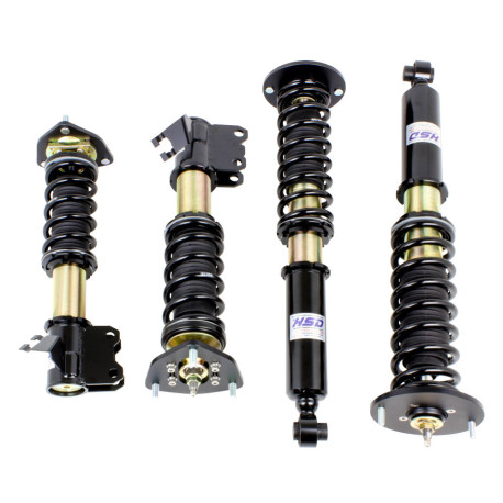 vzmetenje z nastavljivo višino - Coilovers HSD Dualtech height and stiffness adjustable coilovers for Nissan Laurel C35 | race-shop.si