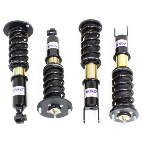 GTR HSD Dualtech height and stiffness adjustable coilovers for Nissan R32 Skyline GTR | race-shop.si