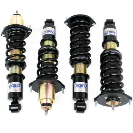 vzmetenje z nastavljivo višino - Coilovers HSD Dualtech height and stiffness adjustable coilovers for Mazda MX5 Mk1 NA | race-shop.si