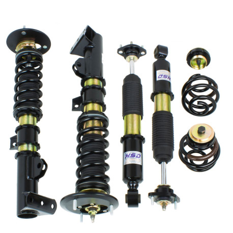 vzmetenje z nastavljivo višino - Coilovers HSD Dualtech height and stiffness adjustable coilovers for BMW 3 Series E30 inc M3 with E36 Hubs | race-shop.si