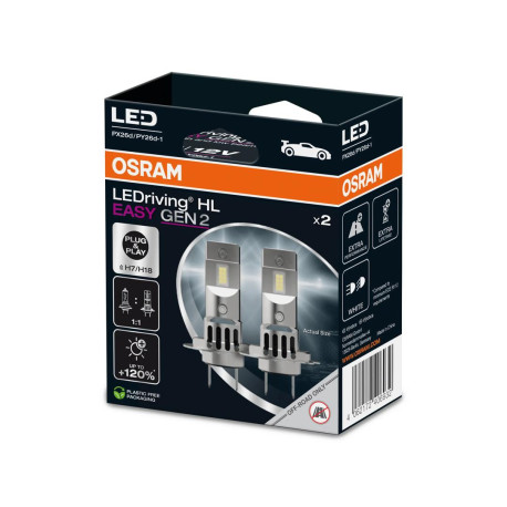 Bulbs and xenon lights Osram LED žarnica za dolge in kratke luči LEDriving HL EASY GEN2 H7/H18 (2 kosa) | race-shop.si