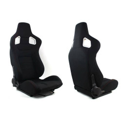 Racing seat GLOCK Suede Black POŠKODOVANA