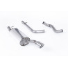 Cat-back Milltek exhaust Audi TT 150 / 1998-2006