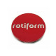Rotiform aluminum wheels Rotiform KPS wheel centre cap, Red | race-shop.si
