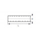 Outlet Aluminijasta cev - ravna 10mm (0,40") POŠKODOVANA | race-shop.si