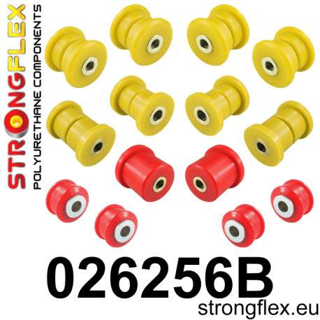 Poliuretanski silent bloki STRONGFLEX - 026256B: Front suspension bush kit | race-shop.si