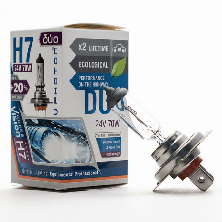 Outlet PHOTON XTREME VISION H7 halogenski žaromet 24V 70W PX26d +150% (1 kos) ODPRTO | race-shop.si