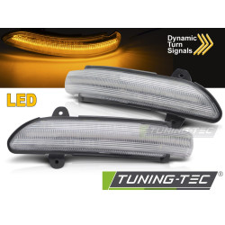 SIDE DIRECTION IN THE MIRROR WHITE LED SEQ fits MERCEDES W211 C219 W221 C216
