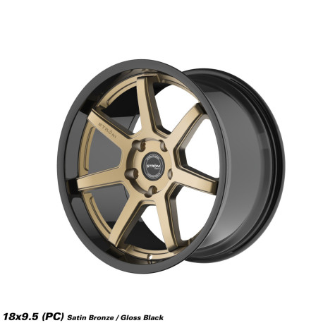 ALU disky STROM STROM DS-15 wheel 18x9.5 5x114.3 73.1 ET30, Gloss Black / Satin Bronze Face | race-shop.si