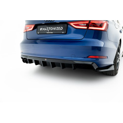 MAXTON DESIGN zadnji difuzor za Audi A3 Sedan 8V (izpuh 2+0)