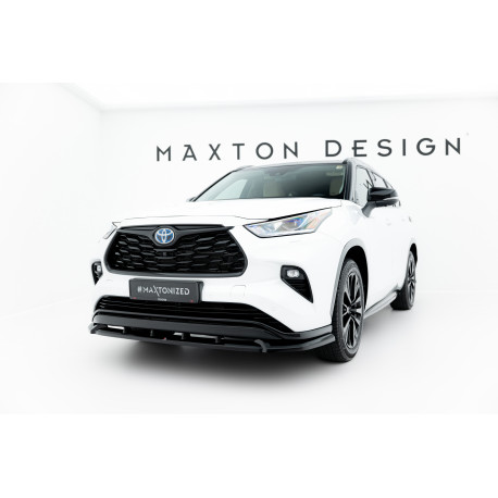 Body kit a vizuálne doplnky Front Splitter V2 Toyota Highlander Mk4 | race-shop.si