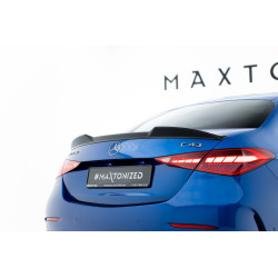 MAXTON DESIGN podaljšek spojlerja 3D za Mercedes-AMG C 43 / AMG-Line Sedan W206, sijajno črna