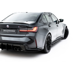 MAXTON DESIGN Street Pro zadnji stranski difuzorji za BMW M3 Sedan / Touring G80 / G81, črna, V3