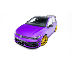 Street Pro Front Splitter Volkswagen Golf R Mk8 Facelift (black-red)