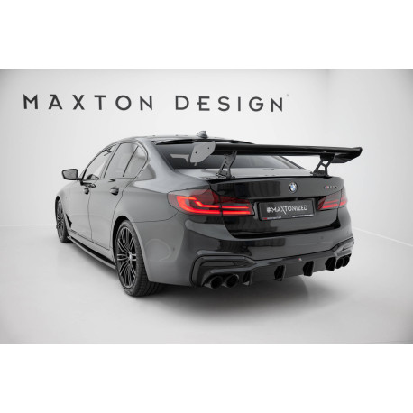 Body kit a vizuálne doplnky MAXTON DESIGN karbonsko krilo z notranjimi nosilci za BMW 5 / M5 Sedan G30 / F90 | race-shop.si