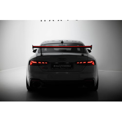 Carbon Spoiler With External Brackets Uprights V1 + LED Audi A5 / A5 S-Line / S5 / RS5 Coupe F5 / F5 Facelift