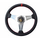 Volani Steering wheel RACES Gara, 350mm, ECO leather, flat | race-shop.si