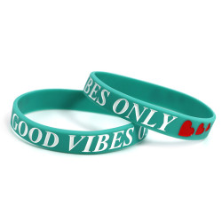 Good Vibes Only wristband (Mint)