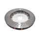 Zavorne ploščice DBA DBA 5000 series Crossed Drilled & Dimpled Silver Hat DBA53912SLVXD (2 pcs) | race-shop.si