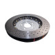 Zavorne ploščice DBA DBA 5000 series Crossed Drilled & Dimpled Silver Hat DBA52844SLVXD (2 pcs) | race-shop.si