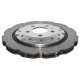 Zavorne ploščice DBA DBA 5000 series Crossed Drilled & Dimpled Silver Hat DBA52835WSLVXD (2 pcs) | race-shop.si