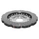 Zavorne ploščice DBA DBA 5000 series Crossed Drilled & Dimpled Silver Hat DBA52835WSLVXD (2 pcs) | race-shop.si