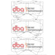 Zavorne ploščice DBA DBA Brake Kit 4000 Series T3 Slotted & Xtreme Performance Brake Pads DBA42724S-1838XP | race-shop.si