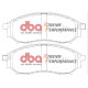 Zavorne ploščice DBA DBA Brake Kit 4000 Series T3 Slotted & Xtreme Performance Brake Pads DBA42324S-1696XP | race-shop.si