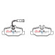 Zavorne ploščice DBA DBA Brake Pads Street Series Semi-metallic, Rear Axle DB1966SS | race-shop.si