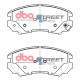 Zavorne ploščice DBA DBA Brake Pads Street Series Ceramic, Front Axle DB1924SS | race-shop.si