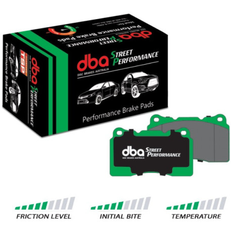 Zavorne ploščice DBA DBA Brake Pads Street Performance ECE R90 certified, Front Axle DB1849SP | race-shop.si