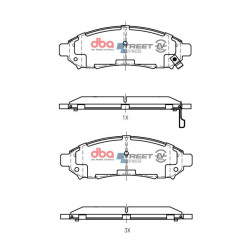 DBA Street Series EV Brake Pads DB1835SSEV