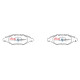 Zavorne ploščice DBA DBA Brake Pads Street Series Ceramic, Front Axle DB1757SS | race-shop.si