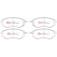 Zavorne ploščice DBA DBA Brake Pads Xtreme Performance ECE R90 certified, Front Axle DB1722XP | race-shop.si