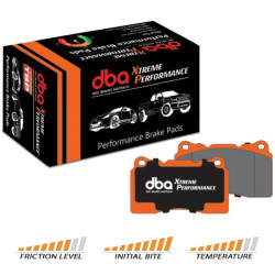 DBA Brake Pads Xtreme Performance ECE R90 certified, Front Axle DB1678XP
