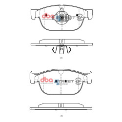 DBA Street Series EV Brake Pads DB15116SSEV