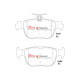 Zavorne ploščice DBA DBA Brake Pads Xtreme Performance, Rear Axle DB15092XP | race-shop.si