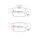 Zavorne ploščice DBA DBA Brake Pads Street Performance, Rear Axle DB15092SP | race-shop.si