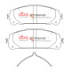Zavorne ploščice DBA DBA Brake Pads Xtreme Performance, Front Axle DB15067XP | race-shop.si