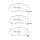 Zavorne ploščice DBA DBA Brake Pads Street Performance, Front Axle DB15048SP | race-shop.si