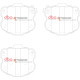 Zavorne ploščice DBA DBA Brake Pads Xtreme Performance, Front Axle DB15028XP | race-shop.si