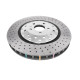 Zavorne ploščice DBA DBA 5000 series Crossed Drilled & Dimpled Silver Hat DBA53004SLVXD (2 pcs) | race-shop.si