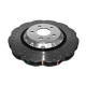Zavorne ploščice DBA DBA 5000 series Crossed Drilled & Dimpled Silver Hat DBA52832WSLVXD (2 pcs) | race-shop.si