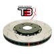 Zavorne ploščice DBA DBA 5000 series T3 Slotted Black Hat DBA52650BLKS-10 (2 pcs) | race-shop.si