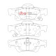 Zavorne ploščice DBA DBA Brake Kit 4000 Series T3 Slotted & Xtreme Performance Brake Pads DBA42637S-2217XP | race-shop.si