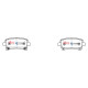 Zavorne ploščice DBA DBA Brake Pads Street Series Ceramic, Front Axle DB2264SS | race-shop.si
