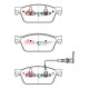 Zavorne ploščice DBA DBA Brake Pads Street Series Semi-metallic, Front Axle DB2200SS | race-shop.si